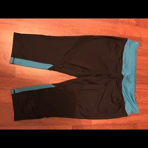 Blue/black tek gear workout shorts